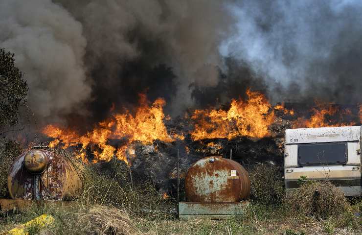 Incendio Ciampino 