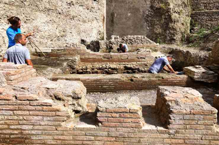 I resti trovati del Teatro di Nerone al palazzo della Rovere a Roma