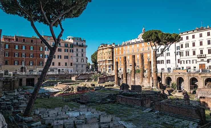 vista sui fori imperiali romani