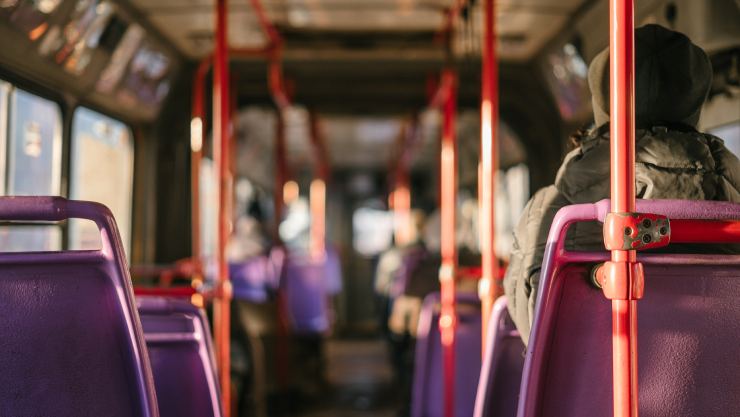 Interno di un bus