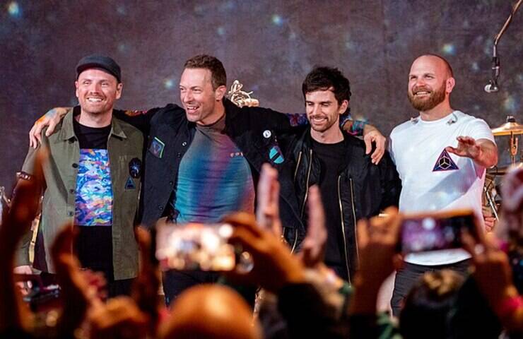Coldplay sul palco